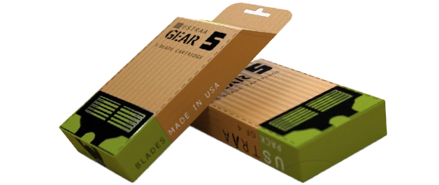 5 kraft Hang Tab Boxes