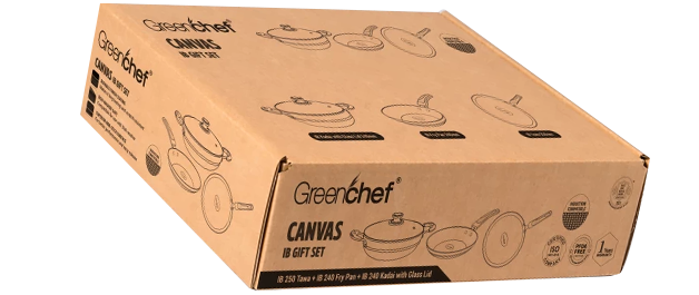 5 mailer cookware Boxes