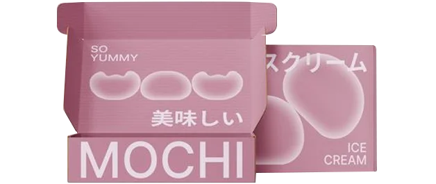 5 mochi boxes