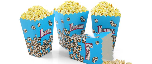 5 popcorn boxes