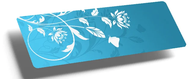 5 printed bookmarks