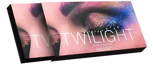 5 printed makeup palette boxes