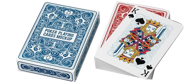 5 printed playing card boxes
