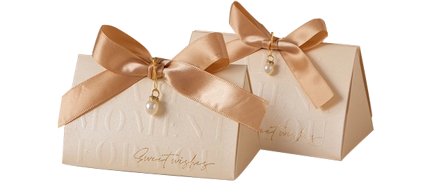 5 triangle Favor Boxes