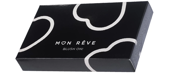 5 tuck end compact blush boxes