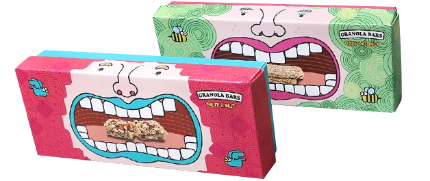 5 two piece granola bar boxes