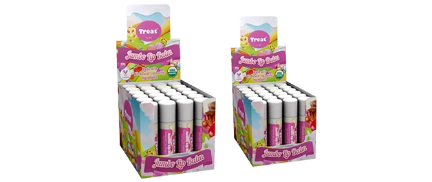 6 lip balm Display boxes