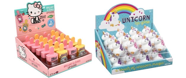 6 lip gloss display boxes