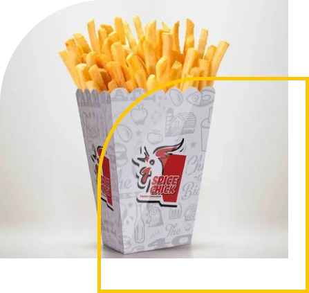 French fry boxes