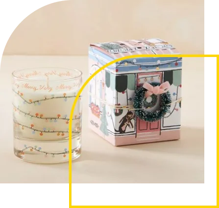 christmas candle boxes