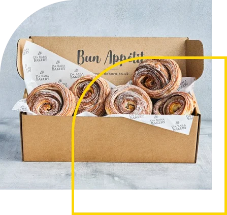 cinamon roll boxes