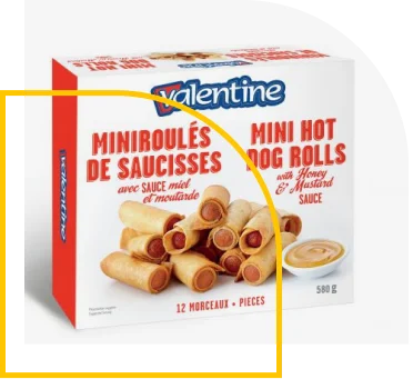 frozen hot dog boxes