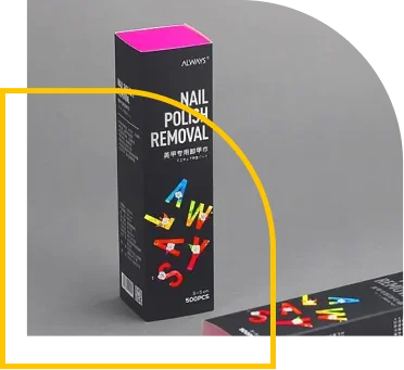 nail polish remover boxes