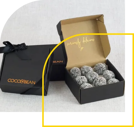 rum ball boxes